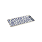 Preview: Sushi Plate Ten Karakusa Blue, White, Porcelain, 23 × 11.5 cm, Item No. 18902