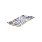 Preview: Sushi Plate Ten Karakusa Blue, White, Porcelain, 23 × 11.5 cm, Item No. 18902