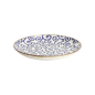 Preview: Plate Ten Karakusa Blue, White, Porcelain, Ø 25 cm, Item No. 18905