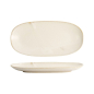 Preview: Sushi-Platte Titanium Matte Wei&szlig;, Porzellan, 28,5 &times; 14 &times; 2,5 cm