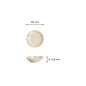 Preview: Oval Sauce Dish Titanium Matte White, Porcelain, 10 × 2.6 cm, Item No. 20366