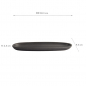 Preview: 30.3x9.5x2.4cm Yuzu Black Plate at Tokyo Design Studio (picture 7 of 7)