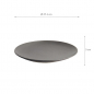 Preview: Yuzu Schwarz Coupe Platte Ø 27.1x3cm  Teller bei Tokyo Design Studio (Bild 6 von 6)
