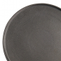 Preview: Ø 26x2.4cm Yuzu Black Round Plate with Rim  at Tokyo Design Studio (picture 5 of 7)