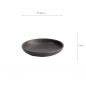 Preview: Ø 10x2cm Yuzu Black Saucer at Tokyo Design Studio (picture 5 of 5)