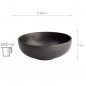 Preview: Ø 18.9x7cm 1000ml Yuzu Black Round Bowl at Tokyo Design Studio (picture 6 of 6)