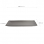 Preview: 34.3x19.4x2.4cm Yuzu Black Rect. Plate at Tokyo Design Studio (picture 7 of 7)