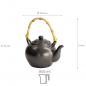 Preview: Ø 17.5x14x11cm 850ml  Yuzu Black Tea Pot at Tokyo Design Studio (picture 6 of 6)