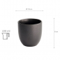 Preview: Art.-Nr. 20395 Yuzu Schwarz Teetasse Ø 7.8x8cm 220ml bei Tokyo Design Studio (Bild 7 von 7)