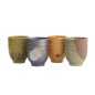 Preview: Tassen-Set Craft Geschenkbox B Verschiedene Farben, 4-tlg., Porzellan, Ø 6,7 cm, Höhe 8,3 cm, 200 ml, Art.-Nr. 20915