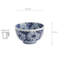 Preview: TDS, Bowl, Mixed Bowls, Kiko Kikumon, Ø 13x7.6cm 550ml - Item No. 20920