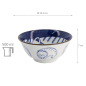 Preview: TDS, Tayo Bowl, Mixed Bowls Cat, Ø15.5x7cm, 500ml, Item No. 20932