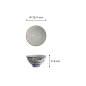 Preview: Rice Bowl Kawaii Carp Blue, Porcelain, 300 ml, Item No. 20981