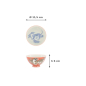 Preview: Rice Bowl Kawaii Tiger Red, Porcelain, 300 ml, Item No. 20982