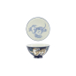 Preview: Reisschale Kawaii Tiger Blau, Porzellan, 300 ml