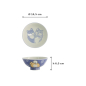 Preview: Reisschale Kawaii Shiba-Dog Blau, Porzellan, 500 ml, Art.-Nr. 20989