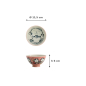 Preview: Rice Bowl Kawaii Cat Pink, Porcelain, 300 ml, Item No. 21023