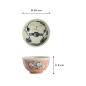 Preview: Rice Bowl Kawaii Cat Pink, Porcelain, 600 ml, Item No. 21026