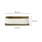 Preview: Serving Platter Shiratsu Mashiko White, Porcelain, 28.5 × 12.5 × 2.5 cm, Item No. 21060