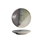 Preview: Plate Oboro Yamakage Black, Brown, White, Stoneware, &Oslash; 16.7 cm