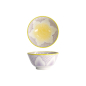 Preview: Tayo Bowl Lily Flower Purple, Porcelain, 300 ml