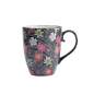 Preview: TDS, Kawaii Flower Mug W/Giftbox, Black, Ø 8.5x10.2cm 300ml , Item No. 21175