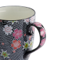 Preview: TDS, Kawaii Flower Mug W/Giftbox, Black, Ø 8.5x10.2cm 300ml , Item No. 21175
