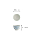 Preview: Cup Lily Flower Light Blue, Porcelain, 150 ml, Item No. 21196