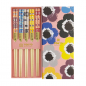 Preview: Pink Flowers Chopstick Set 5 pair at Tokyo Design Studio (picture 2 of 4)