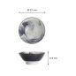 Preview: Ramen Bowl Hokusai Blue, White, Porcelain, Ø 17 cm, Item No. 21329