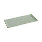 Preview: Servierplatte Vert Sauge Grün, Porzellan, 28,5 × 12,5 cm, Art.-Nr. 21353