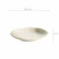 Preview: Yukishino White/Brown round Plate at Tokyo Design Studio (picture 5 of 5)