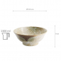 Preview: Yukishino Weiß/Braun Nudeln Schale bei Tokyo Design Studio (Bild 6 von 6)