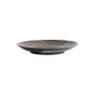 Preview: Teller Arahake Schwarz/Braun, Steinzeug, Ø 22,7 cm, Art.-Nr. 21425
