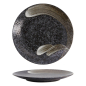 Preview: Plate Arahake Black, Brown, Stoneware, &Oslash; 28.5 cm