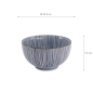 Preview: TDS, Bowl, Mixed Bowls Hoso Tokusa, Ø 13.2 cm x 7.2 cm, Item No. 21480