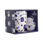 Preview: Ø 8.5x10.2cm 380ml  Kawaii Lucky Cat Mug W/Giftbox Blue Cat at Tokyo Design Studio (picture 3 of 6)