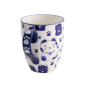 Preview: Ø 8.5x10.2cm 380ml  Kawaii Lucky Cat Mug W/Giftbox Blue Cat at Tokyo Design Studio (picture 5 of 6)