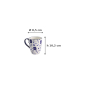 Preview: Tasse Kawaii Lucky Cat Blau in Geschenkbox, Porzellan, 380 ml, Art.-Nr. 21528