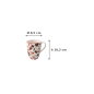 Preview: Mug Kawaii Lucky Cat Sushi Multicolour in a gift box, Porcelain, 380 ml, Item No. 21530
