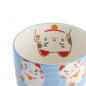 Preview: Wh/Bl Cat Kawaii  Lucky Cat Mug W/Giftbox at Tokyo Design Studio (picture 4 of 6)