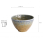 Preview: Ø 13x8cm Minoyaki Reef Blue Tayo Schale bei Tokyo Design Studio (Bild 6 von 6)