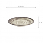 Preview: Black/White Asashio Round Plate at Tokyo Design Studio (picture 6 of 6)