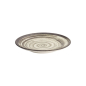 Preview: Plate Asashio Dark Brown, Beige, Stoneware, Ø 22.7 cm, Item No. 21627