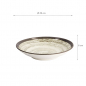 Preview: Black/White Asashio Deep Plate at Tokyo Design Studio (picture 6 of 6)