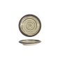 Preview: Plate Asashio Dark Brown, Beige, Stoneware, &Oslash; 14 cm