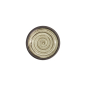 Preview: Plate Asashio Dark Brown, Beige, Stoneware, Ø 14 cm, Item No. 21640