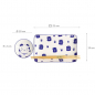 Preview: 4 w/Chopsticks Kawaii Blue Maneko Sushi Plate Giftset at Tokyo Design Studio (picture 6 of 6)