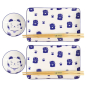 Preview: Sushi-Set Kawaii Blue Maneko Weiß, 6-tlg., Porzellan, Art.-Nr. 21671