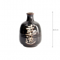 Preview: 16.5cm Black (Bushido) Sake Bottle Deco at Tokyo Design Studio (picture 6 of 6)